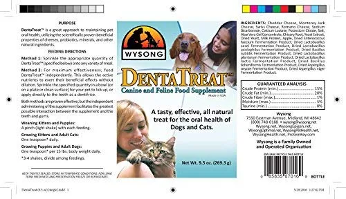 Wysong DentaTreat Canine/Feline Food Supplement