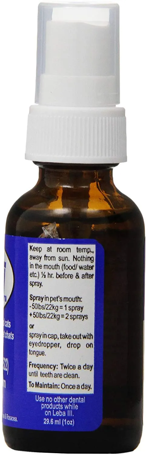 Leba III Pet Dental Spray