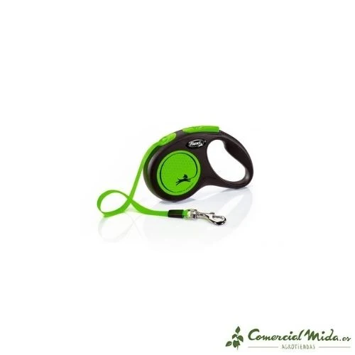 Correa FLEXI New Neon Cinta Reflectante para Perros