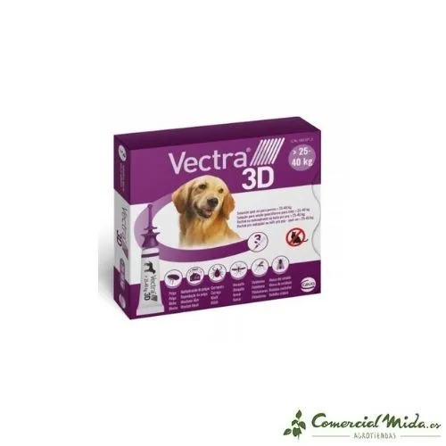 CEVA Pipetas Antiparasitarias VECTRA 3D para Perros