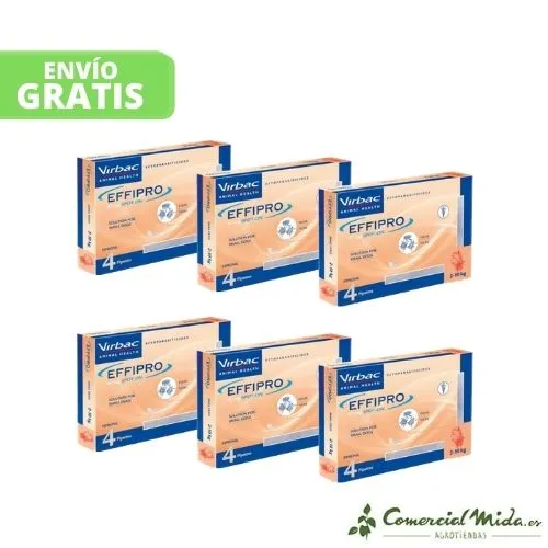 VIRBAC Effipro Spot On Pipetas Antiparasitarias para Perros