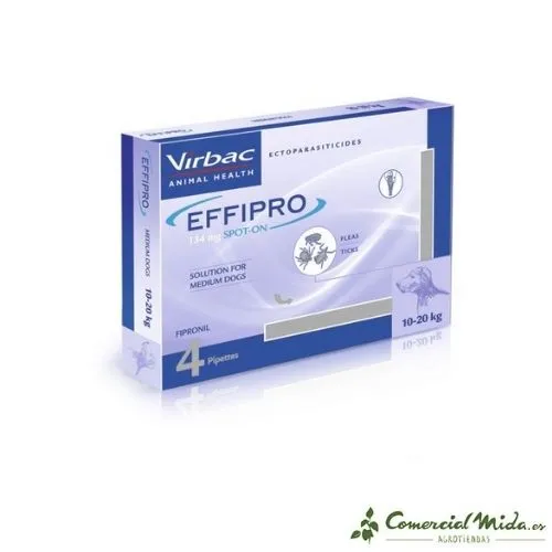 VIRBAC Effipro Spot On Pipetas Antiparasitarias para Perros