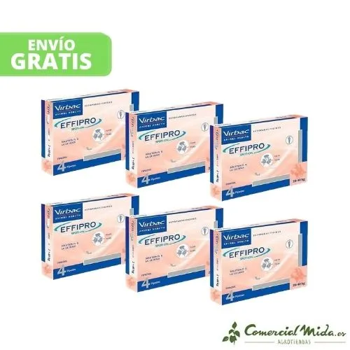 VIRBAC Effipro Spot On Pipetas Antiparasitarias para Perros