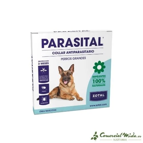 PARASITAL Collar Antiparasitario Repelente Perros (varios tamaños)
