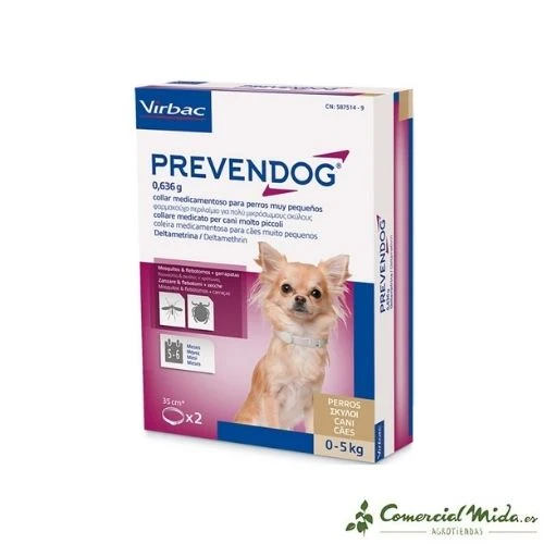 VIRBAC PREVENDOG, Collar Antiparasitario Perros