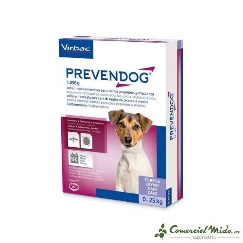 VIRBAC PREVENDOG, Collar Antiparasitario Perros