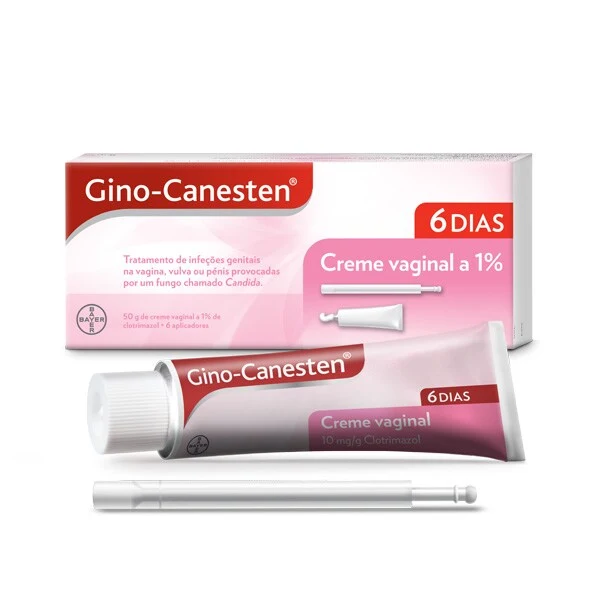 Gino-Canesten Creme Vaginal 50g | Alívio Rápido da Candidíase e Infeções Fúngicas