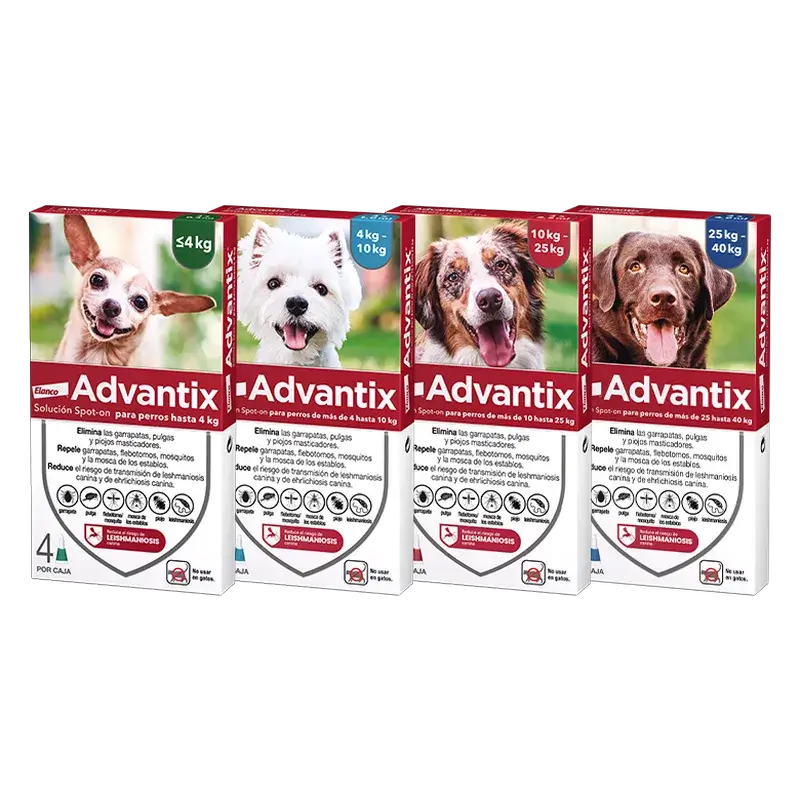 Advantix Mono Pipette, 4,0 Ml +25Kg, 2 Units