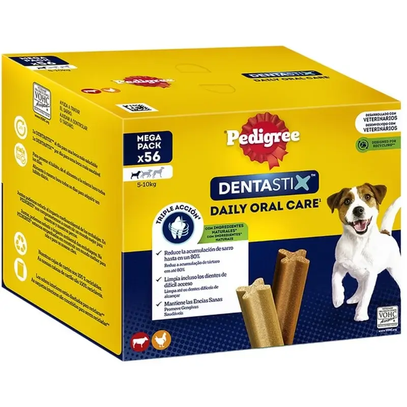 Dentastix Multipack Snack Dental Perros 5-10 Kg , 56 unidades