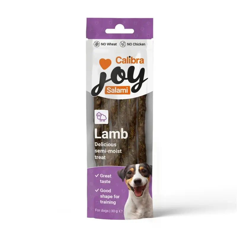 Calibra Joy Dog Salami Cordero, 20 unidades x 30 gr