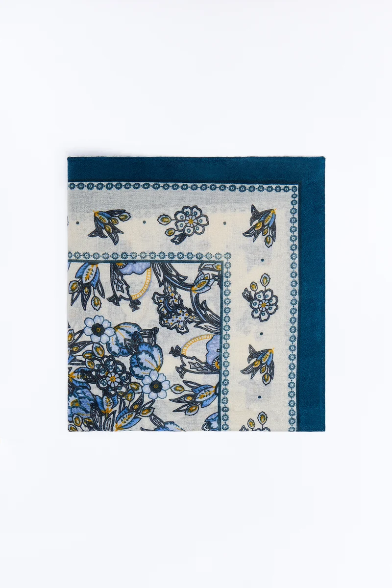 Feeling The Blues Head Scarf - Navy/combo