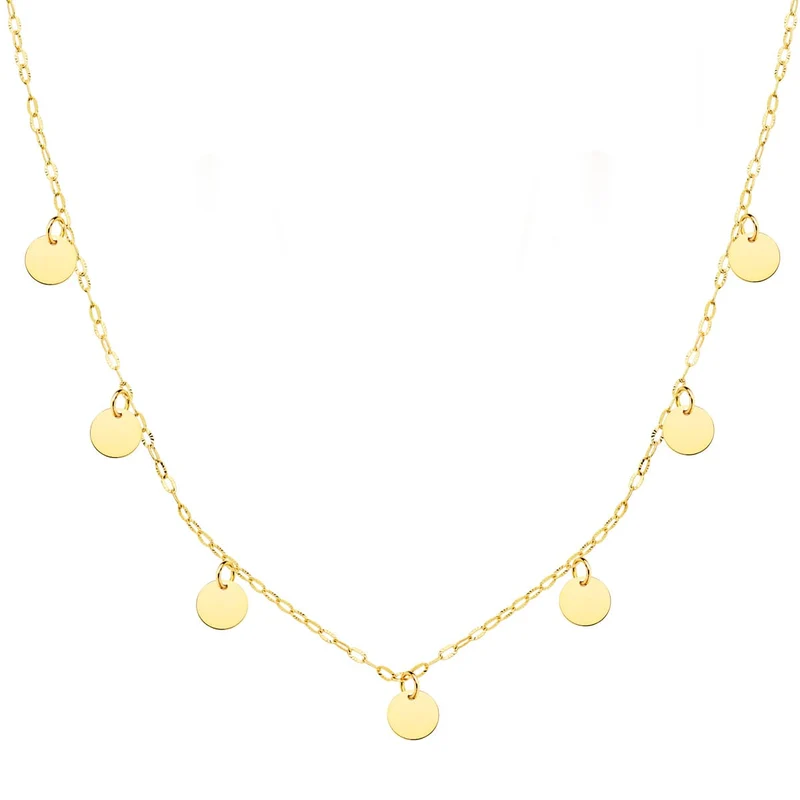 Collier chaîne forçat 5 mm – Or jaune 18 carats | Azuline