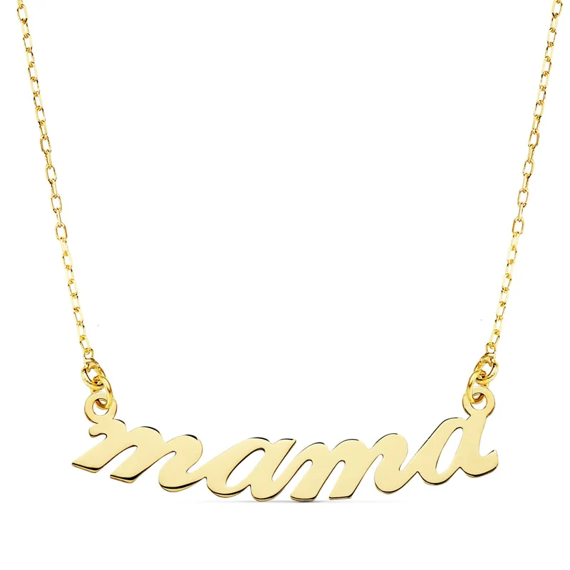 Collier Mama 31 mm – Or jaune 18 carats | Azuline
