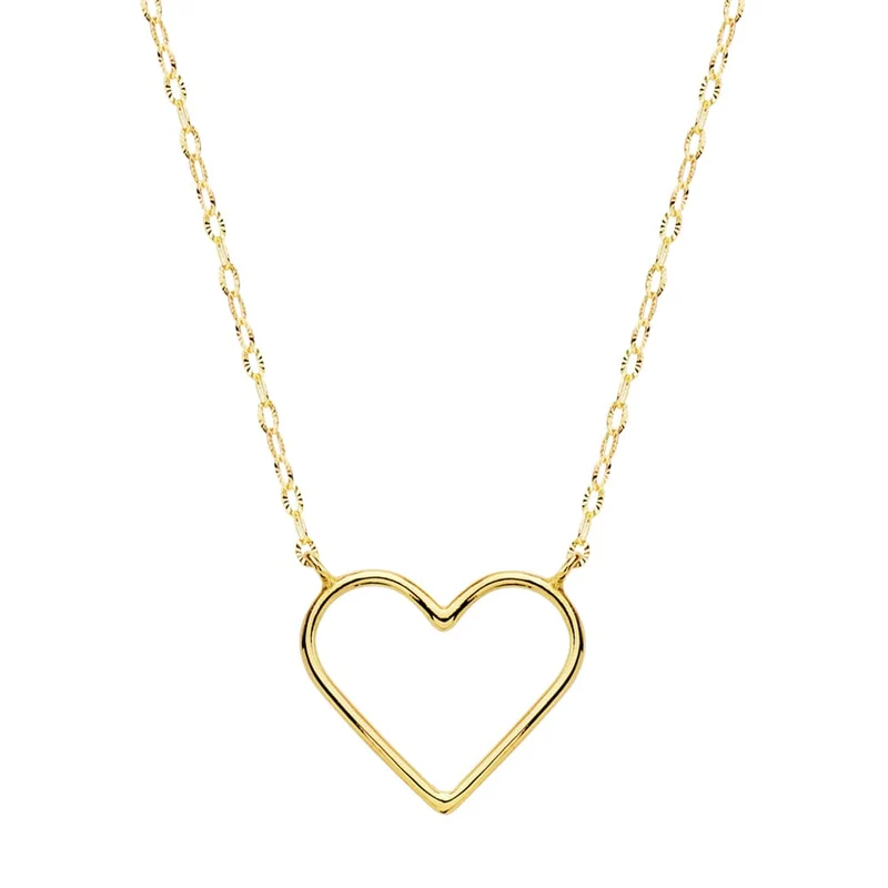 Collier cœurs – Or jaune 18 carats | Azuline