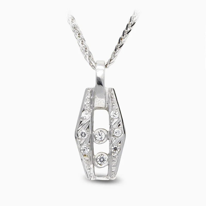 Collier or blanc 18 carats 45 cm – Or blanc 18 carats | Azuline