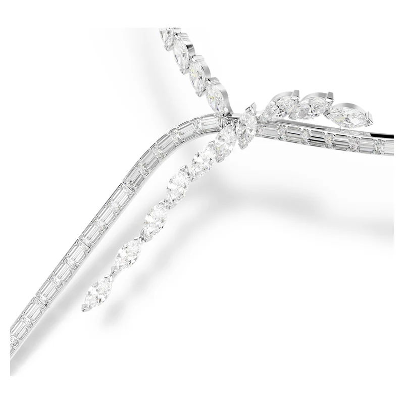 Collier Swarovski - Mesmera - Tailles variées - En Y - Blanc & Argenté