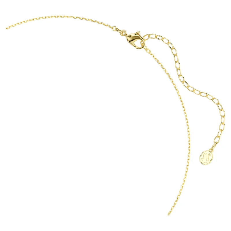 Collier Swarovski - Sublima - Taille octogonale - Vert & Doré