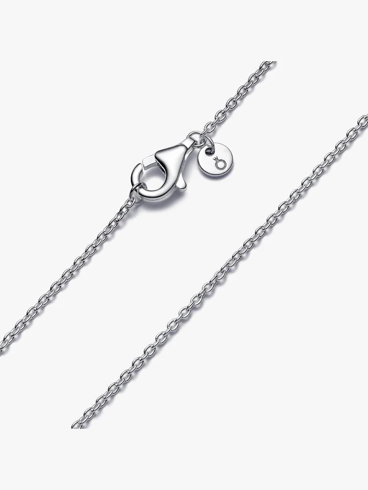 Collier Maille Forçat Classique Longueur Ajustable 45 cm Argent | Pandora