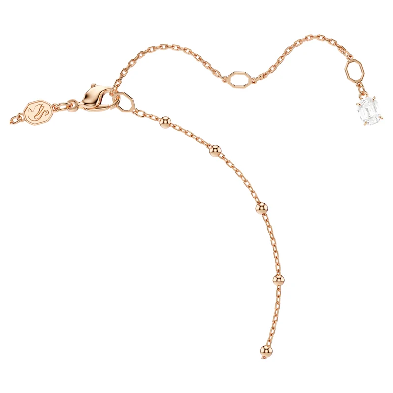 Collier Swarovski - Imber - Taille ronde - Longueur ajustable - Blanc & Rosé