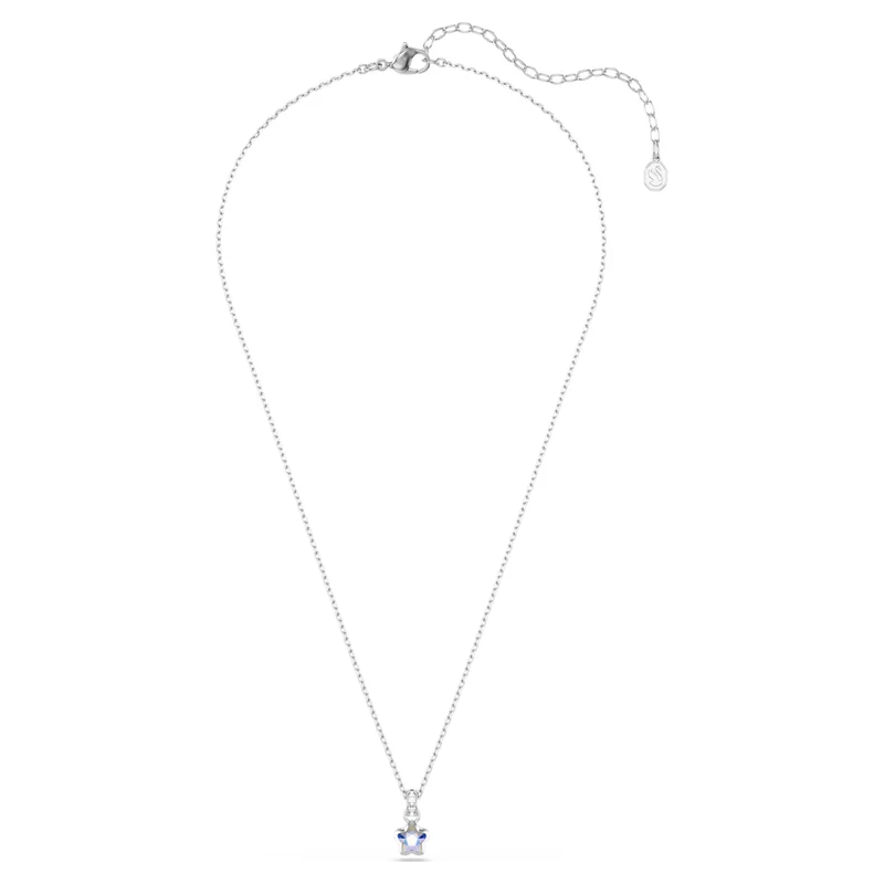 Pendentif Swarovski - Chroma - Étoile - Tailles variées - Blanc & Argenté