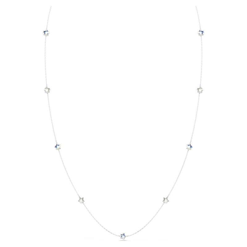 Collier Swarovski - Chroma - Étoile - Blanc & Argenté
