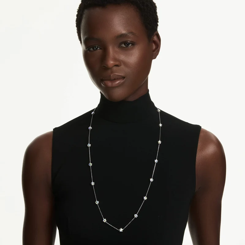 Collier Swarovski - Chroma - Étoile - Blanc & Argenté