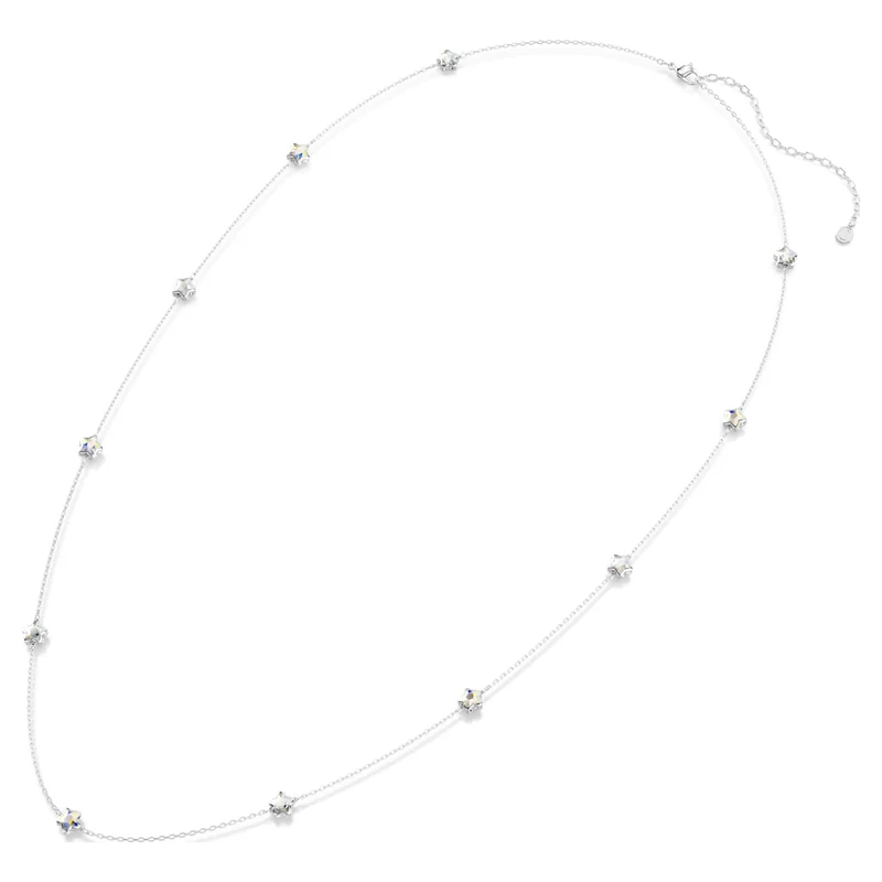 Collier Swarovski - Chroma - Étoile - Blanc & Argenté