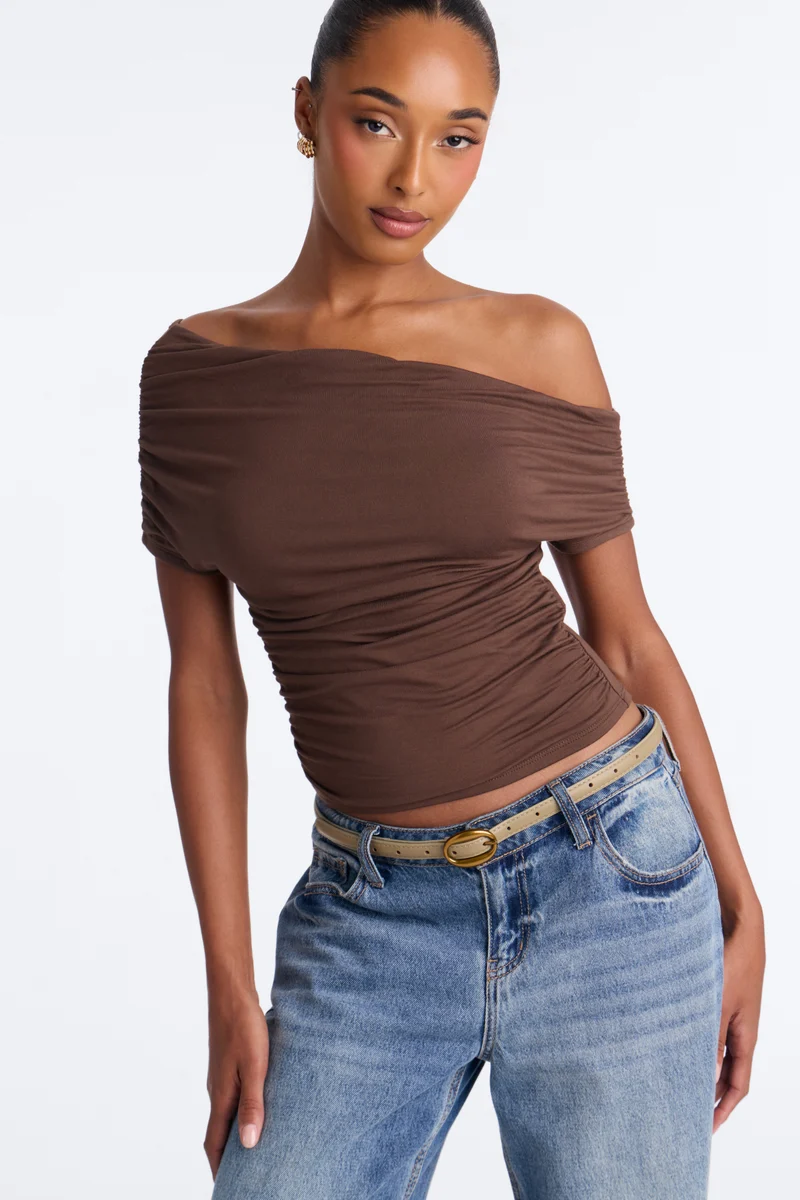 Feeling A Bit Faux Nostalgic Faux Leather 3 Piece Belt Set - Brown/combo