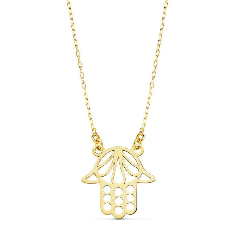 Collier motif Main de Fatima – Or jaune 18 carats | Azuline