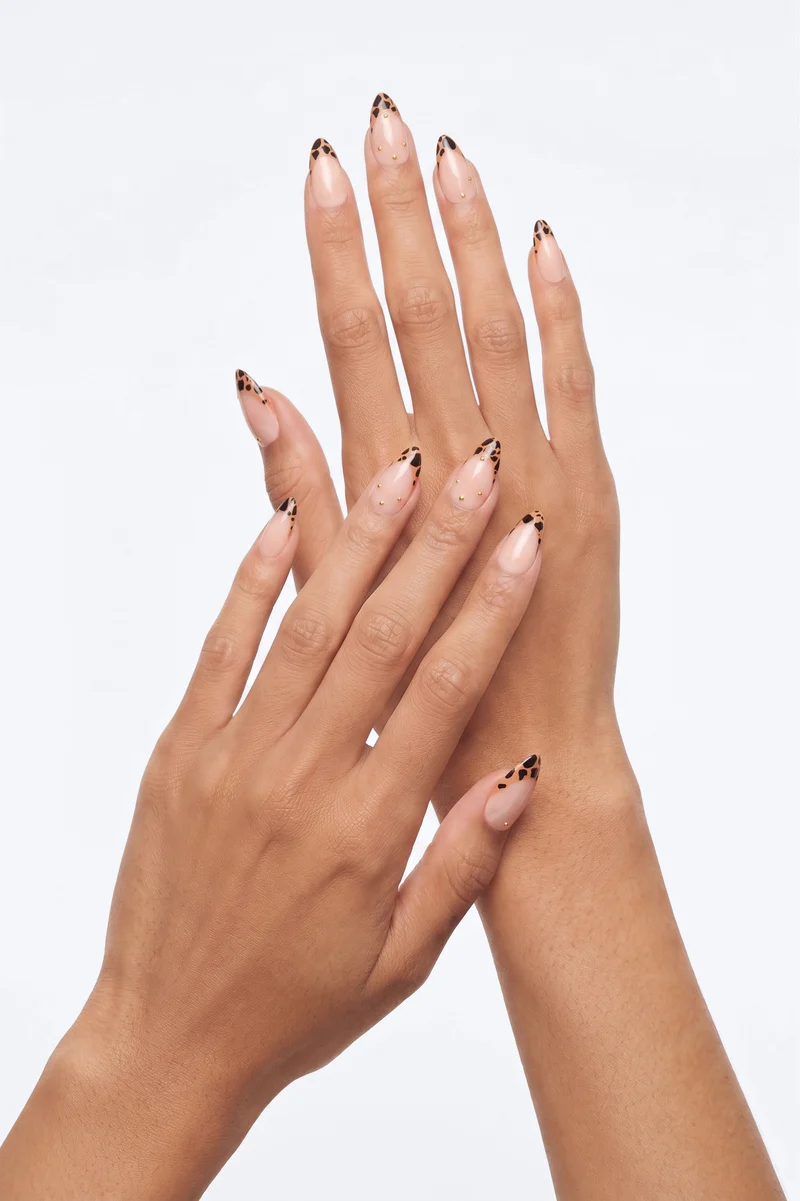 Wild Instinct Press On Nail Set - Leopard