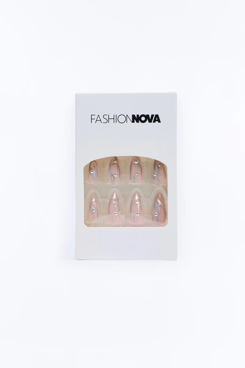 Belle Manicure Press On Nail Set - Pink/combo