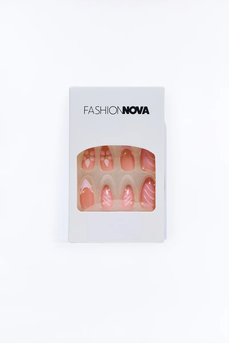 The Perfect Tip Press On Nail Set - Pink/combo