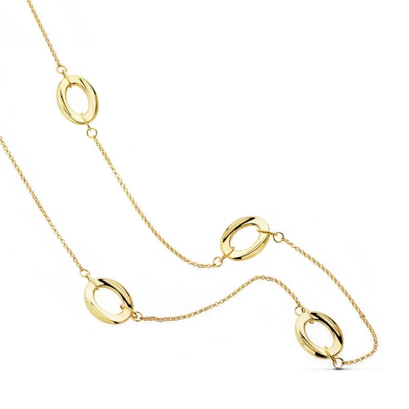 Collier maillons ronds – Or jaune 18 carats | Azuline