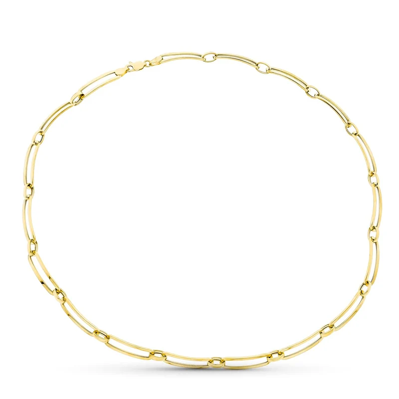 Collier maillon longue – Or jaune 18 carats | Azuline