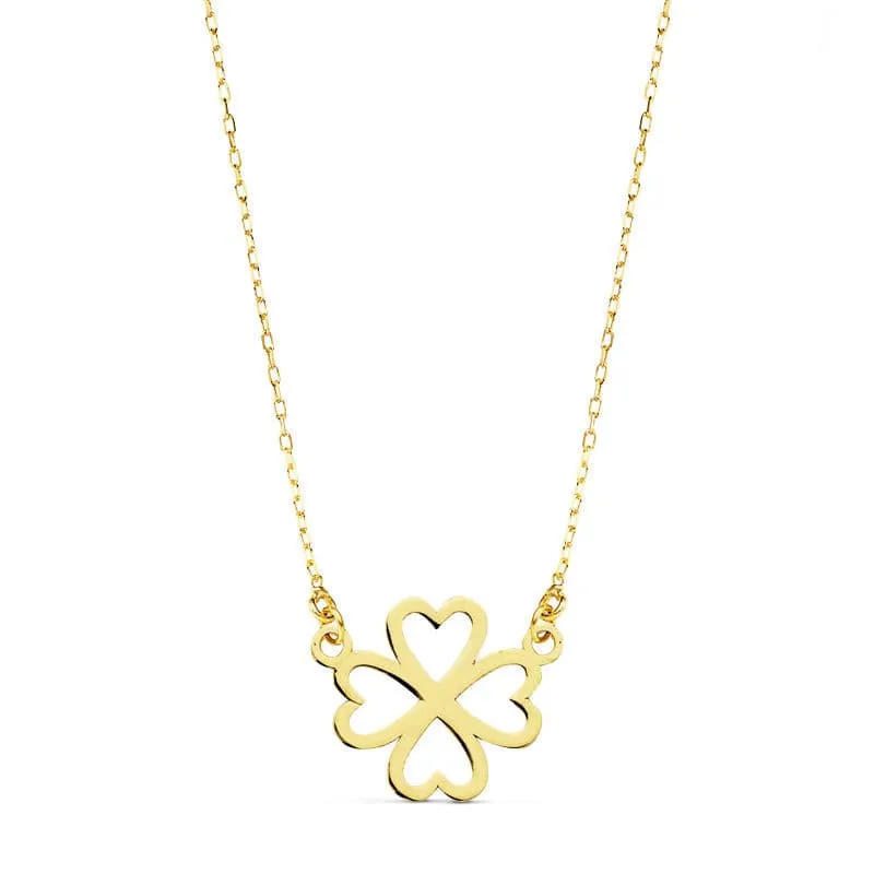 Collier motif cœurs – Or jaune 18 carats | Azuline