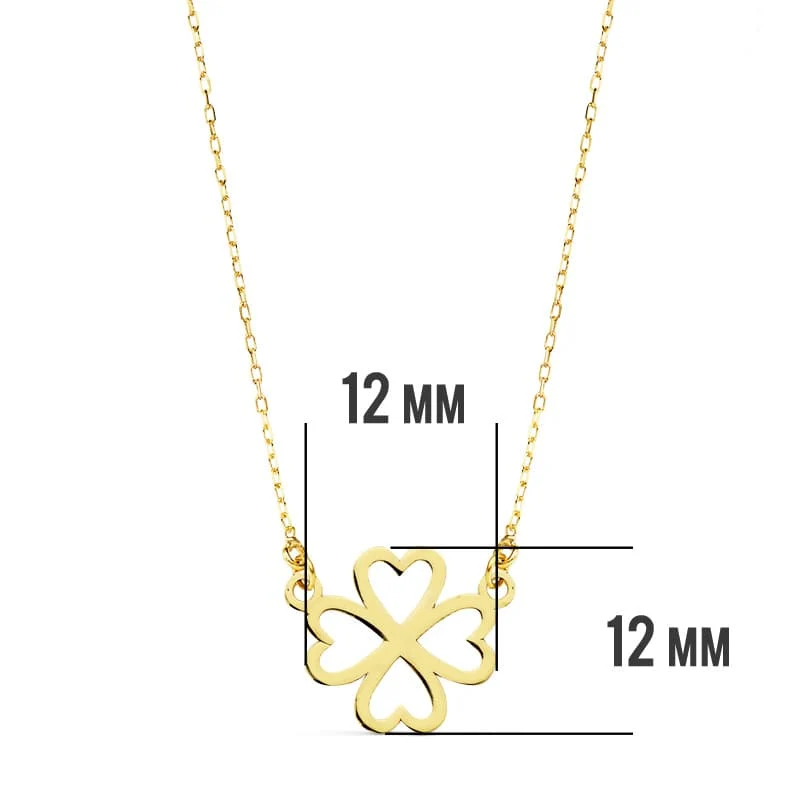 Collier motif cœurs – Or jaune 18 carats | Azuline