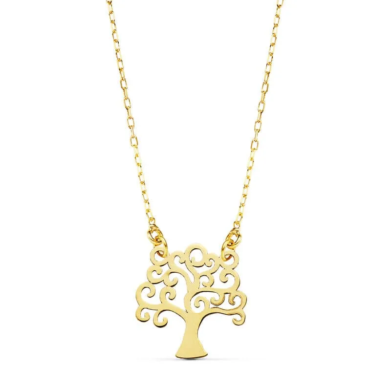 Collier arbre de vie – Or jaune 18 carats | Azuline