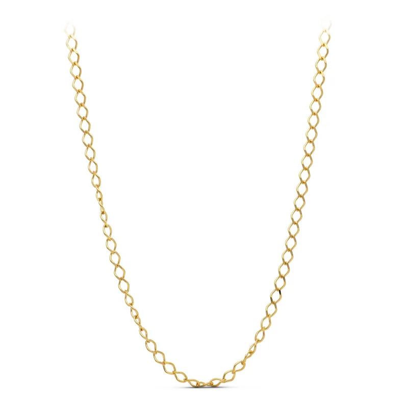 Chaîne losange en or jaune 18 carats 60CM | Azuline