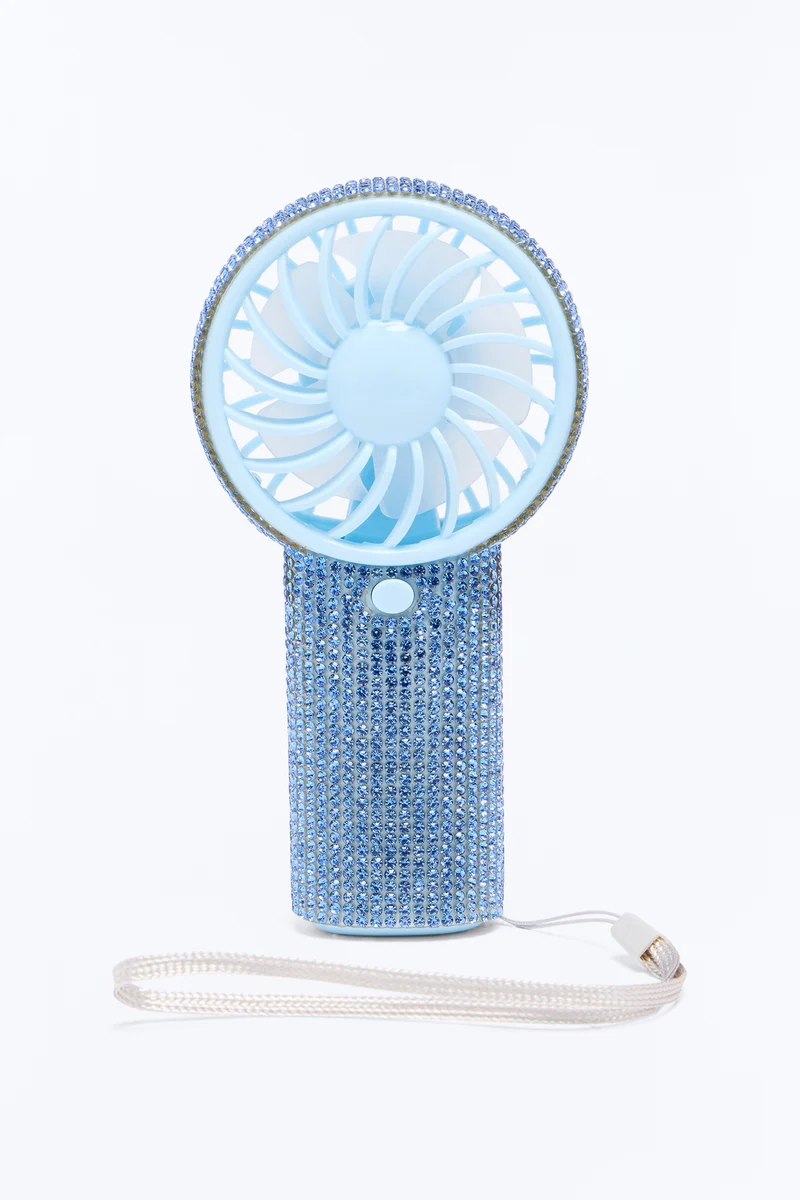 Diamond Breeze Electric Fan - Blue