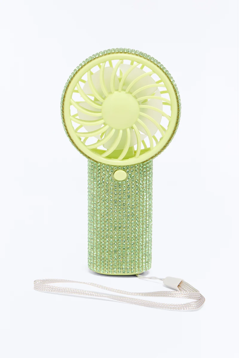 Diamond Breeze Electric Fan - Green