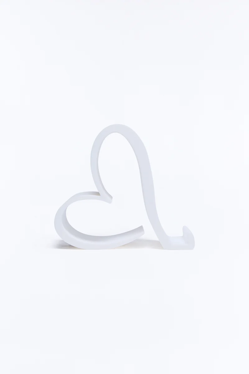 A Heart To Hold Phone Stand - White