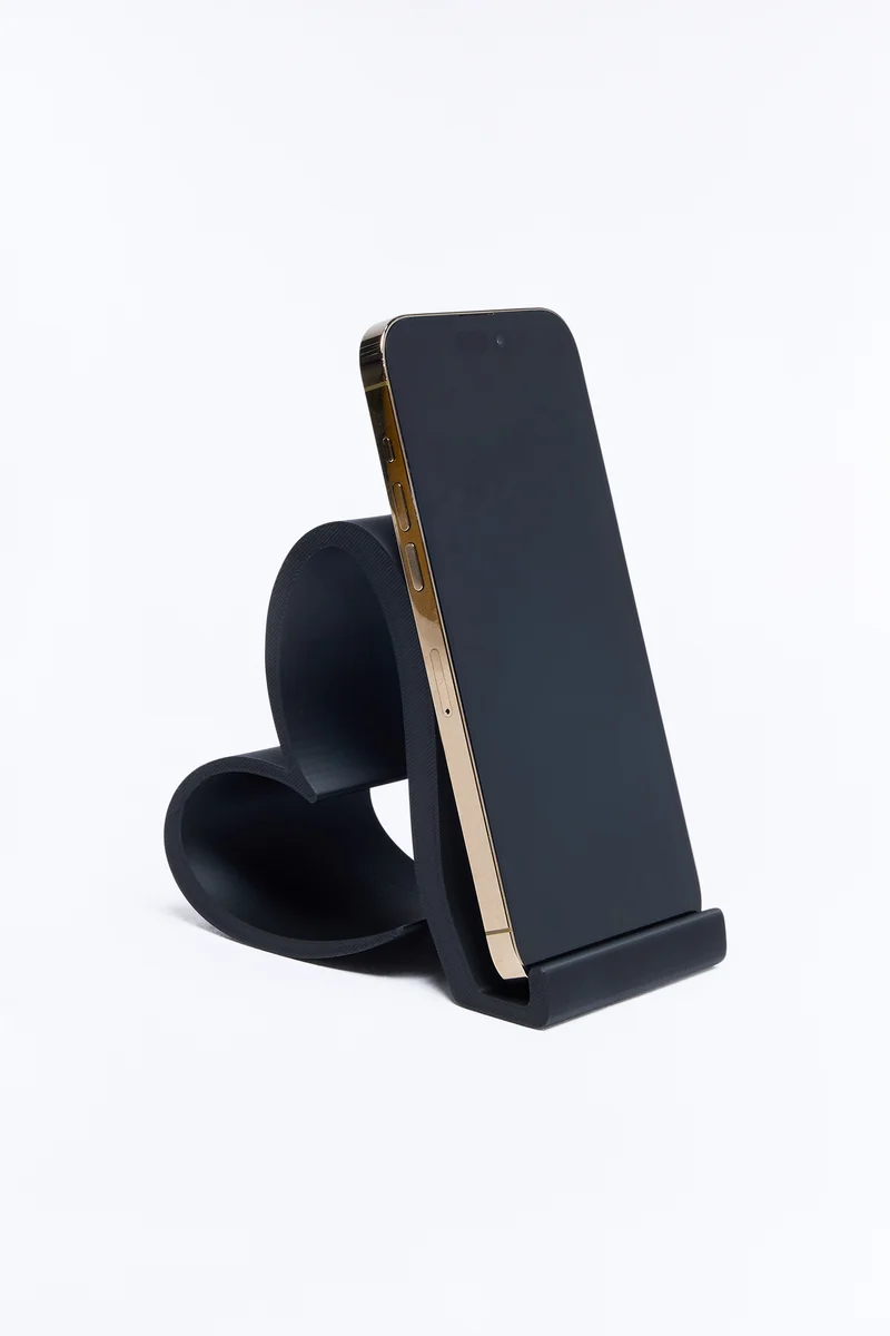 A Heart To Hold Phone Stand - Black