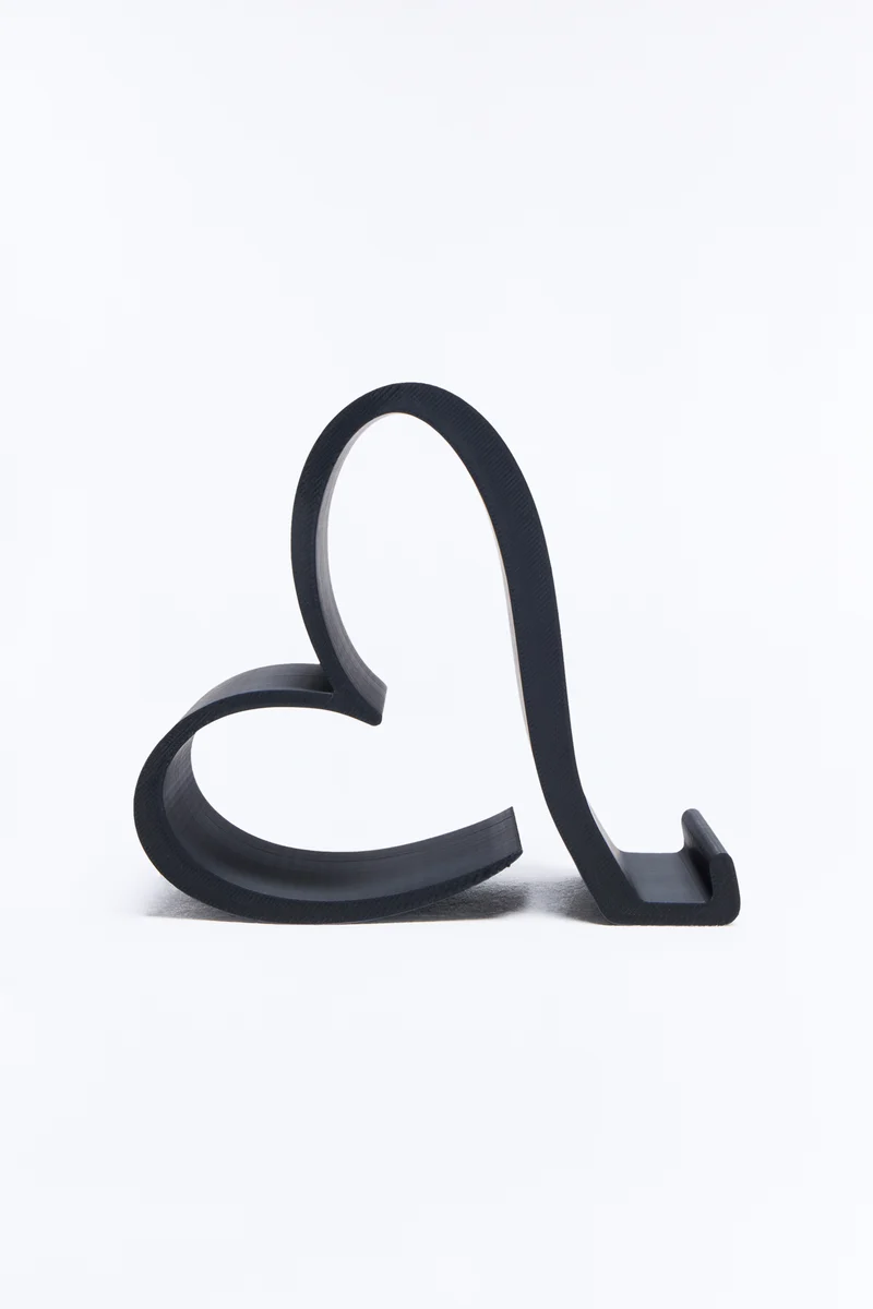 A Heart To Hold Phone Stand - Black