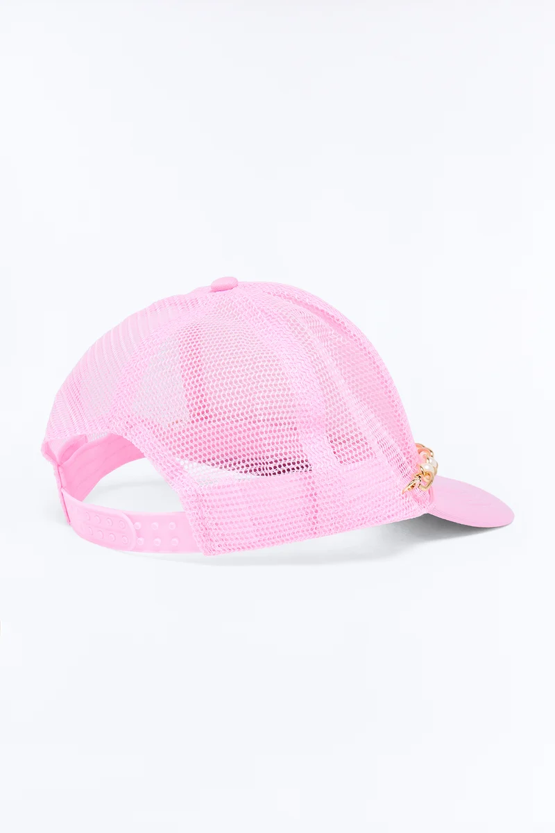 Diva Trucker Hat - Pink