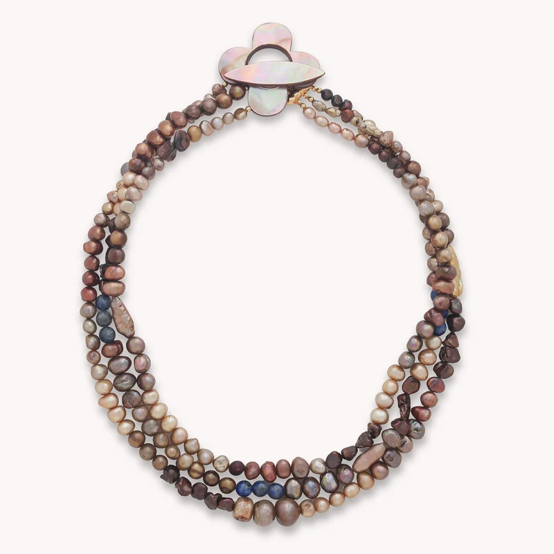 Collier Nature Bijoux Montmartre Plastron 3 Rangs