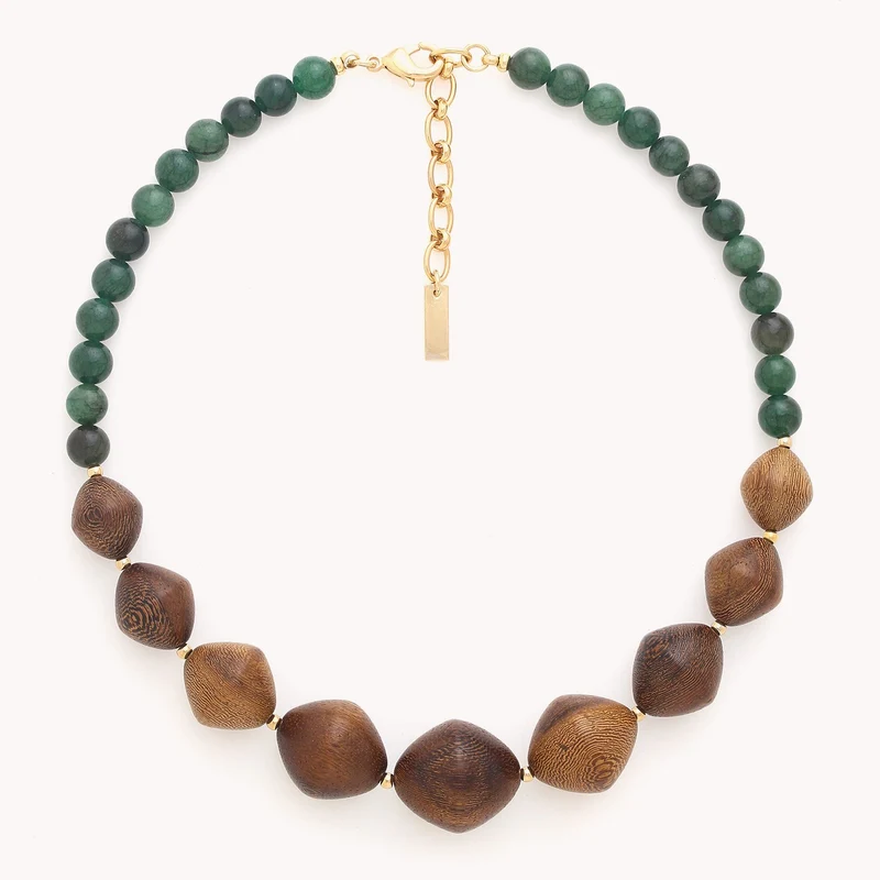 Collier Nature Bijoux Aventurine Court Roblès
