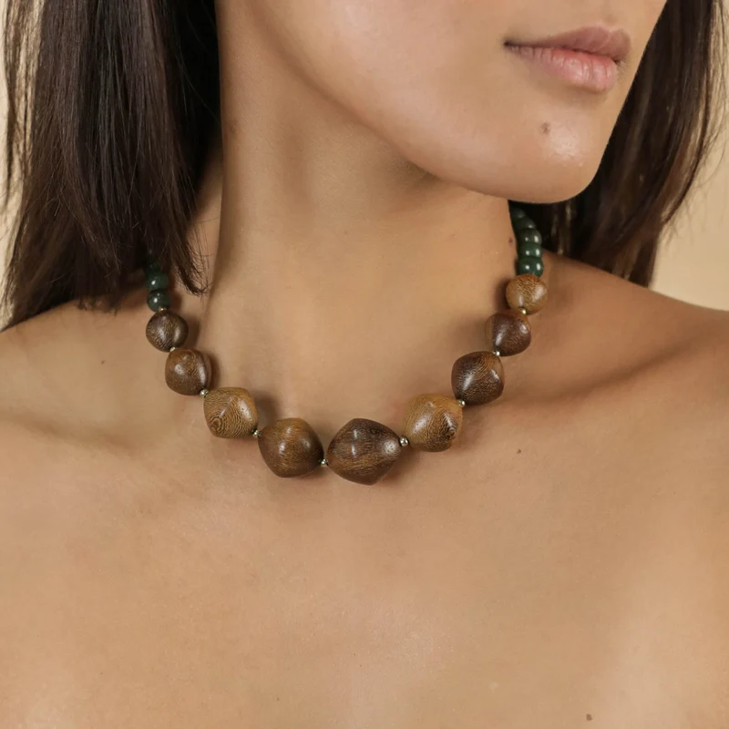 Collier Nature Bijoux Aventurine Court Roblès