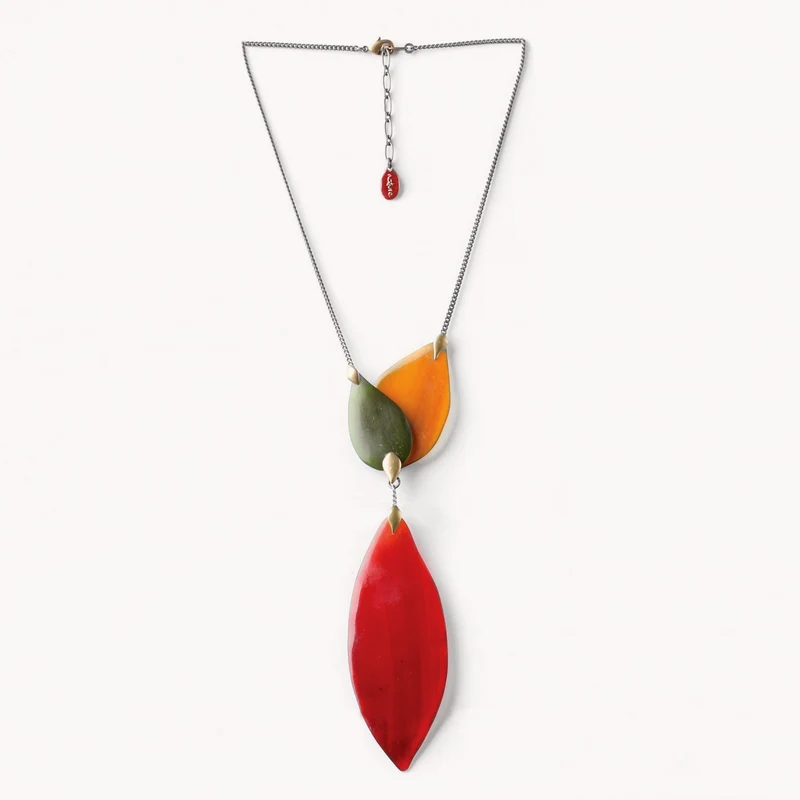 Collier Nature Bijoux Land Art En forme Y
