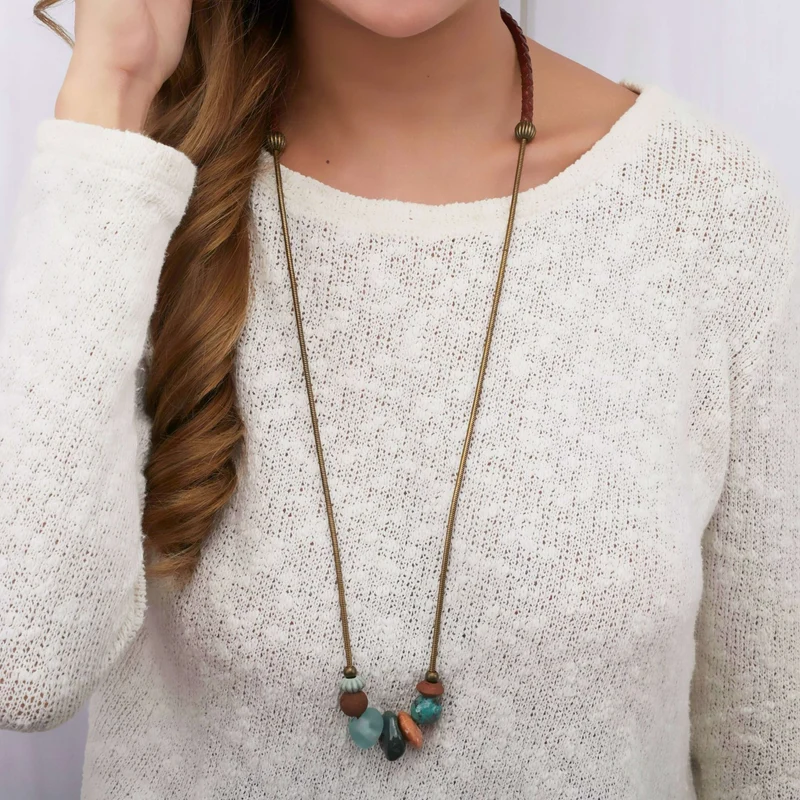 Collier Nature Bijoux Jardin Du Desert Sautoir
