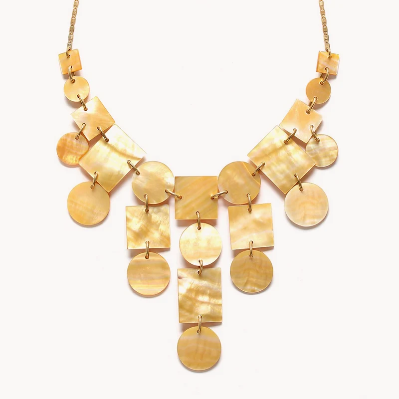 Collier Nature Bijoux Oro Plastron